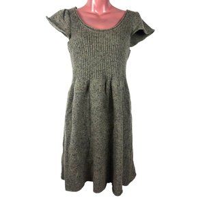 CENTRAL PARK WEST Wool Cashmere Knit Dress Medium M